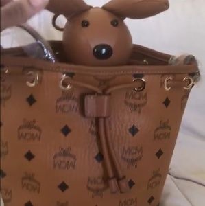 Mcm bag and bear